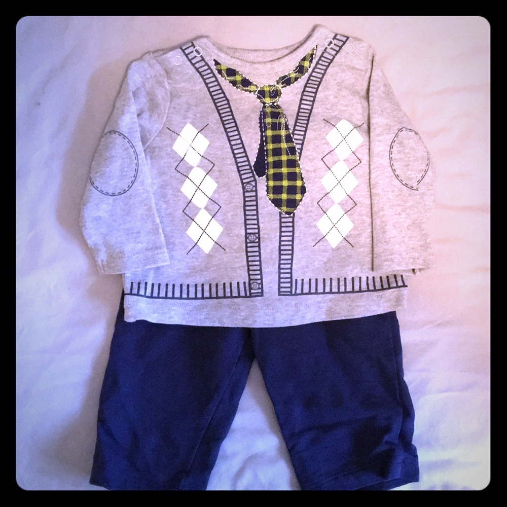 Little guy tie outfit